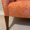 Antique wing sofa leg