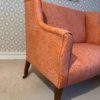 Antique wing sofa legs